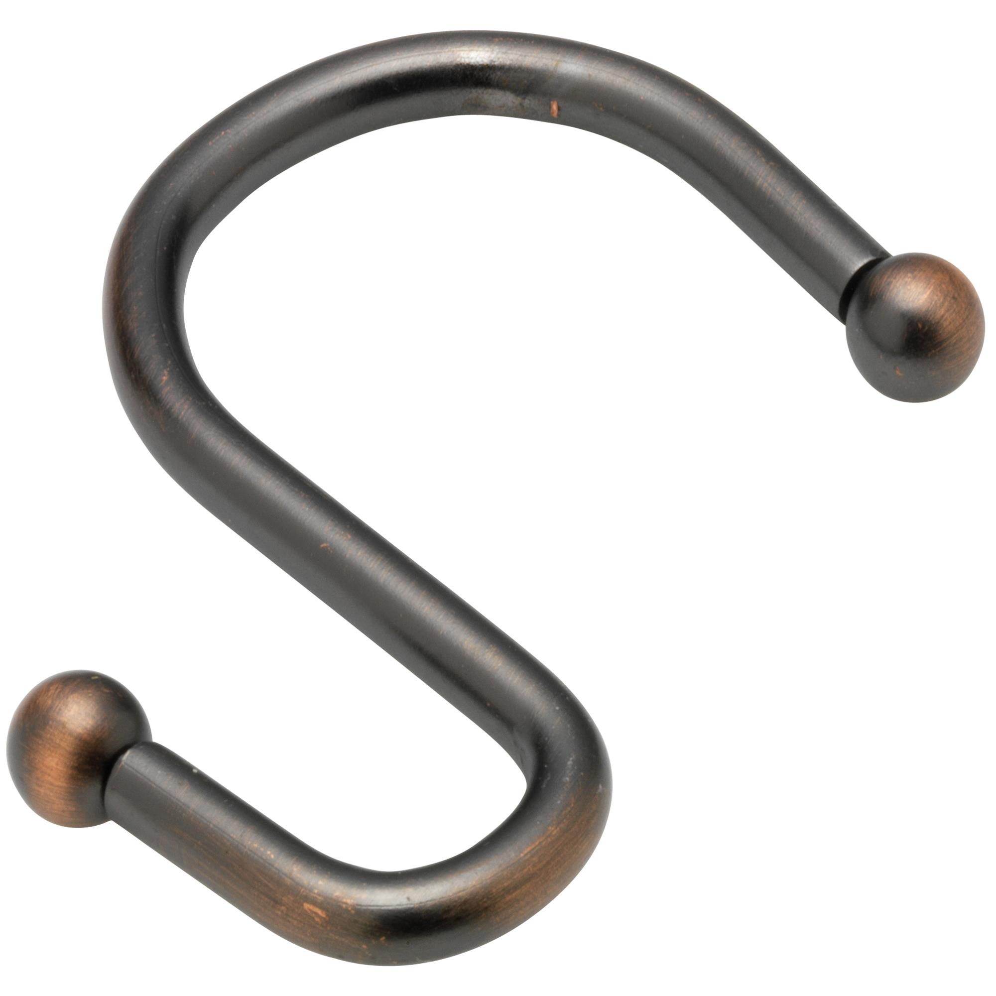 Carnation Home "S" Shower Curtain Hooks in Oil Rubbed Bronze eBay